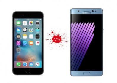 iPhone 7 Plus и Samsung Galaxy Note 7 се сражават в  дроп-тест (видео)